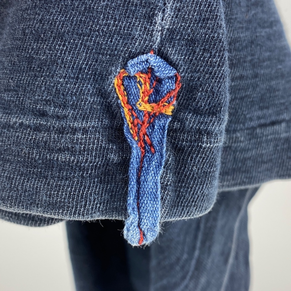 45rpm Indigo Dyed T-Shirt - Picture 4 of 4